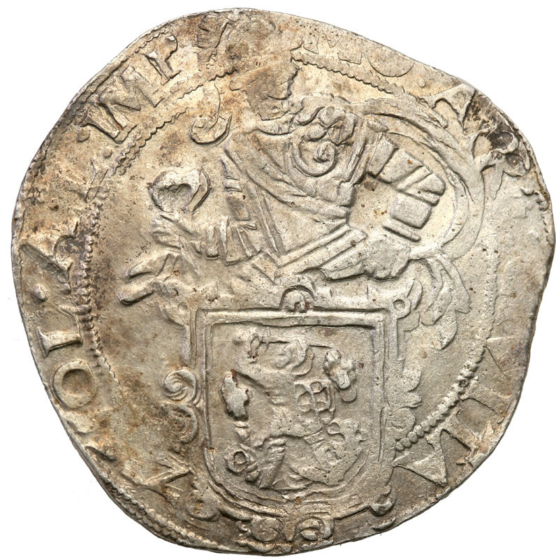 Niderlandy, Zwolle. Talar lewkowy (Leeuwendaalder) 1648